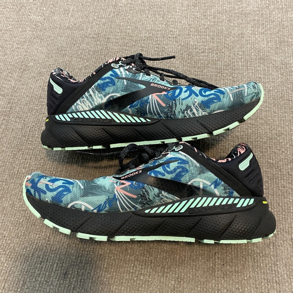 Brooks Adrenaline GTS 22 Shoes Womens 9 Multicolor Graffiti Sneakers Running - Picture 3 of 12